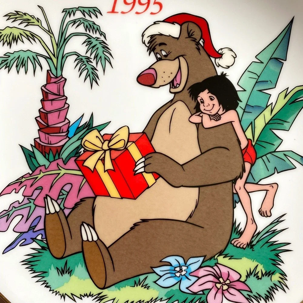 Grolier Collectible Disney Plate Christmas 1995 